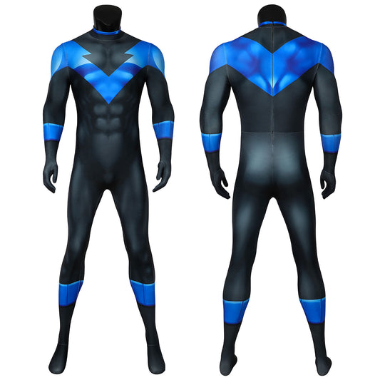 Batman: Under the Red Hood Nightwing Male Jumpsuit Cosplay Costumes