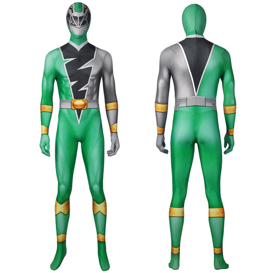 Kishiryu Sentai Ryusoulger Green Solider Male Jumpsuit Cosplay Costumes