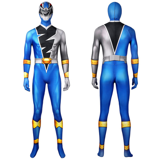 Kishiryu Sentai Ryusoulger Blue Solider Male Jumpsuit Cosplay Costumes