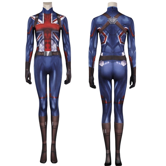 What If…? Peggy Carter Captain Carter Female Jumpsuit Cosplay Costumes