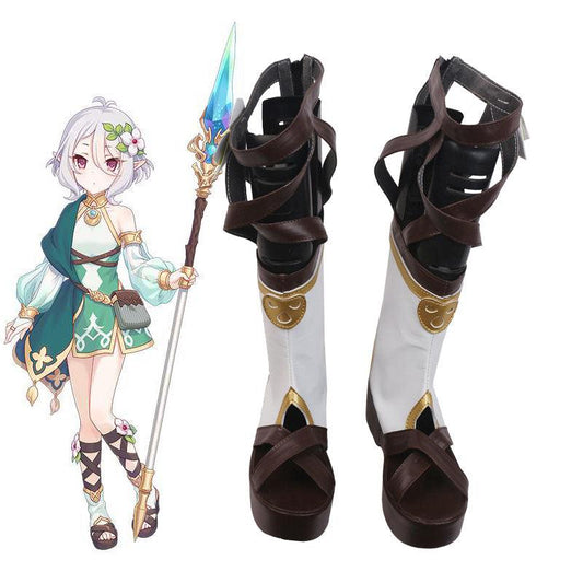 princess connect re dive kokkoro princess anime game cosplay boots shoes