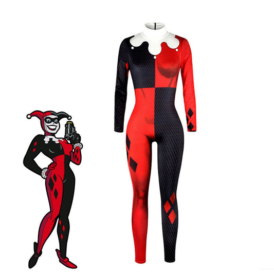 movie birds of prey harley quinn ribbon outfits cosplay costume 1