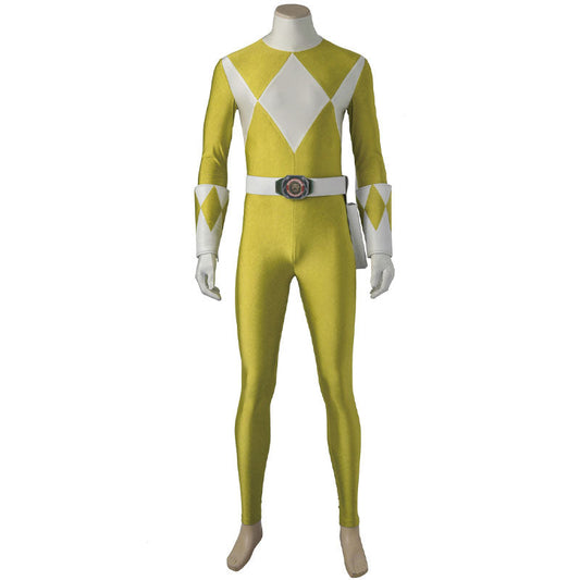 mighty morphin power rangers trini kwan yellow ranger cosplay costumes