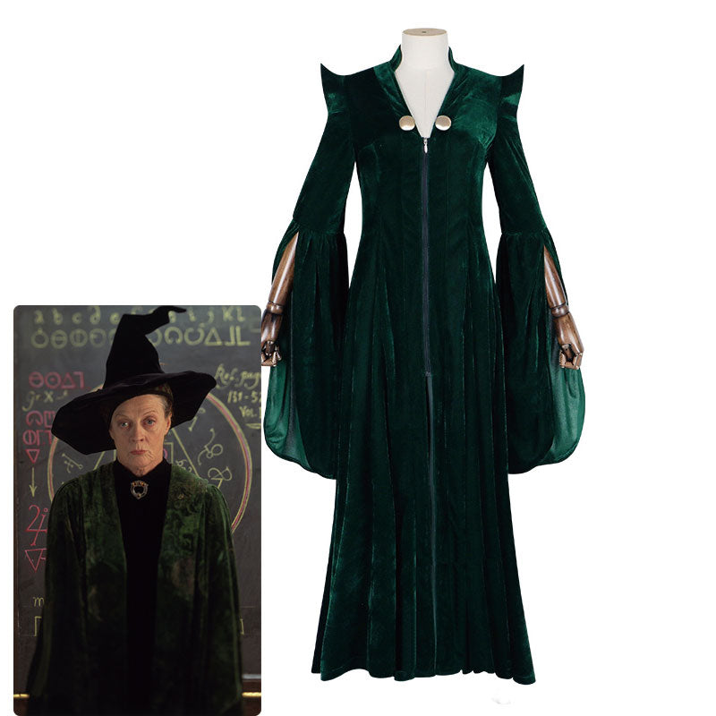 Harry Potter Minerva McGonagall Professor Cosplay Costumes – coscrew