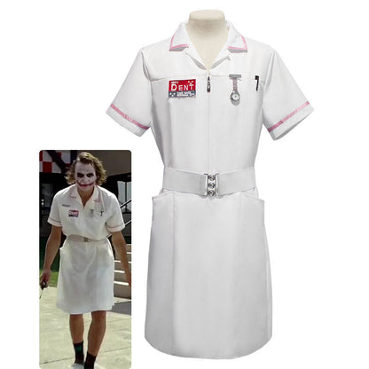 batman arkham asylum joker nurse cosplay costumes