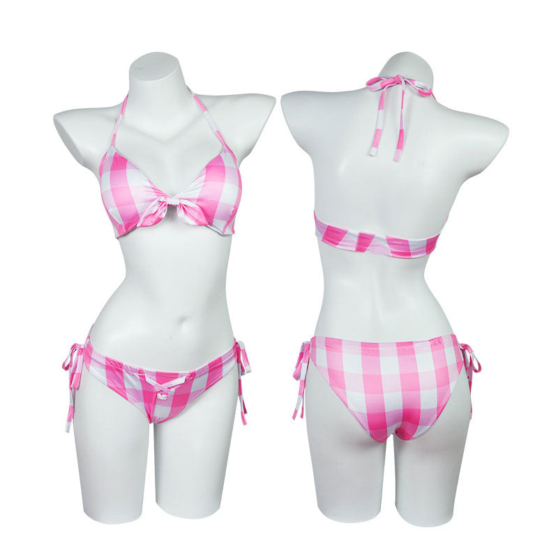 Barbie Movie 2023 Barbie Pink Swimsuit Cosplay Costumes – coscrew