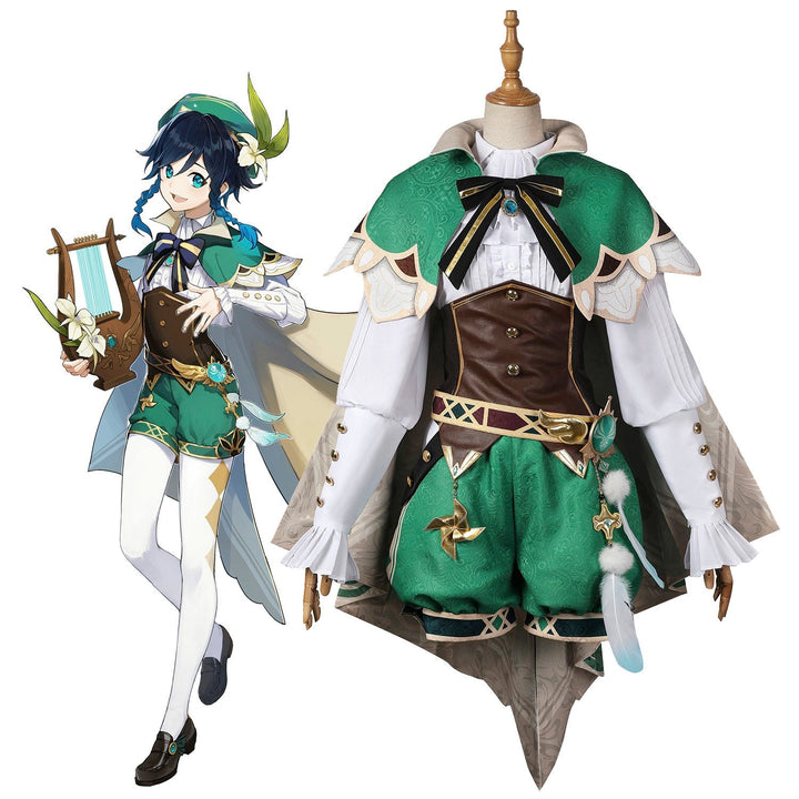 Game Genshin Impact Venti Gradient Fullset Cosplay Costumes — Discussion