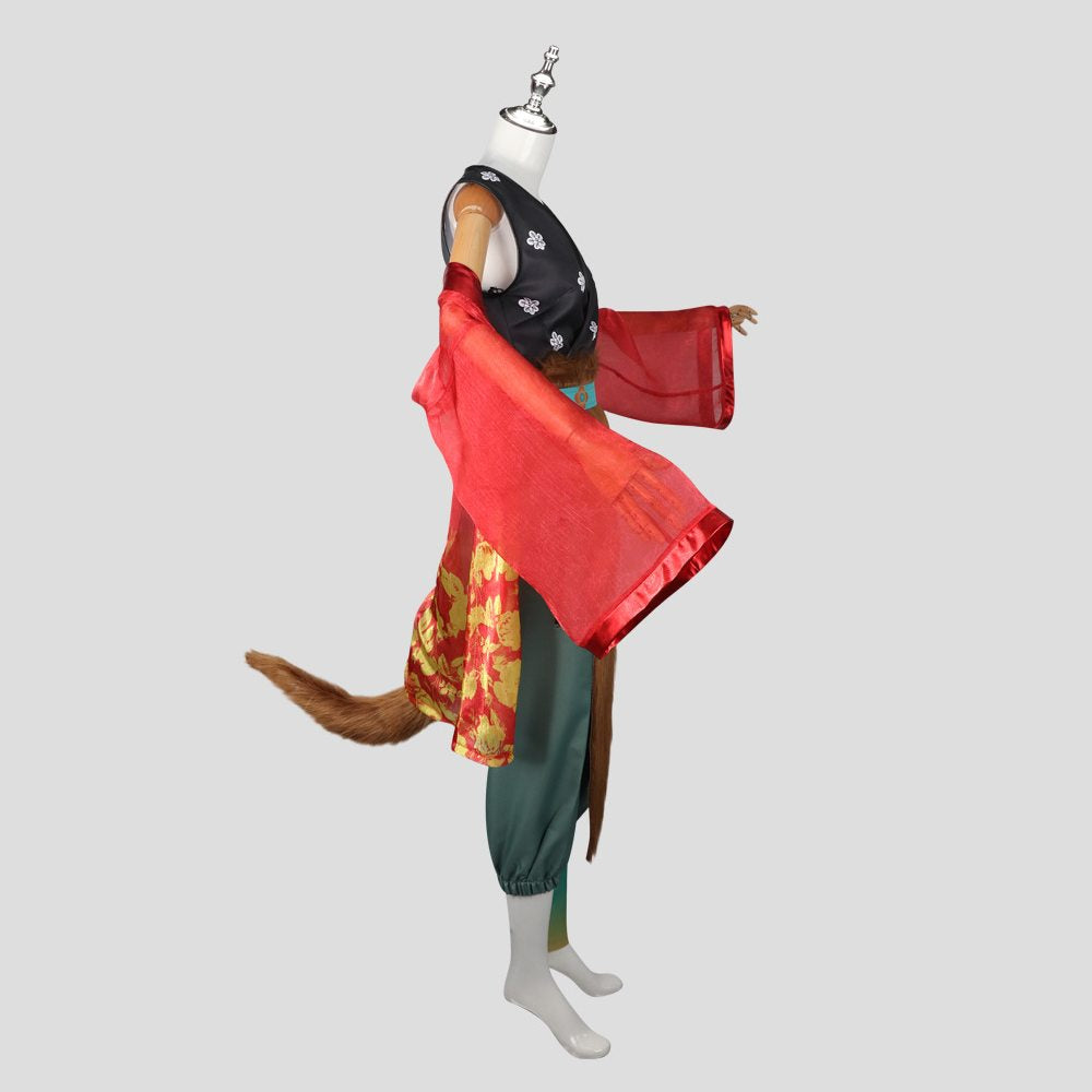 Black Myth Wukong Fox Spirit Pingping Full Set Cosplay Costumes