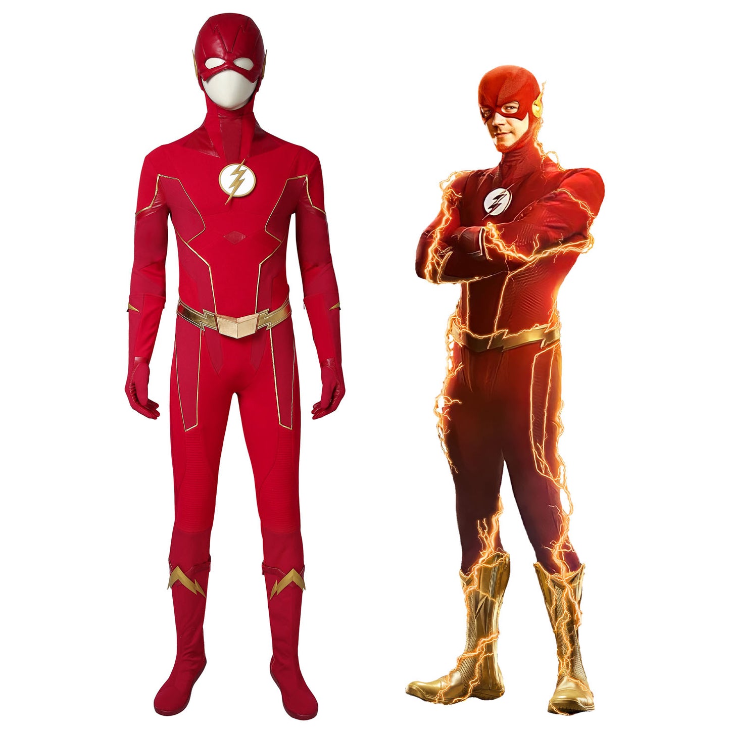 The Flash Season 6 Barry Allen Male Fullset Cosplay Costumes