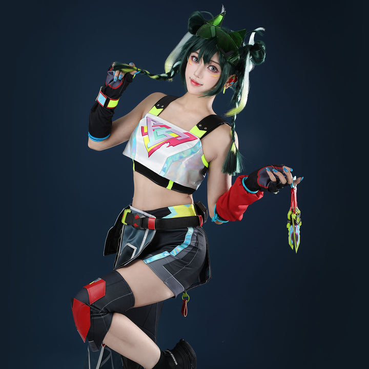Overwatch YOASOBI Kiriko Made My Night Skin Cosplay Costumes Women Streamer Outfits