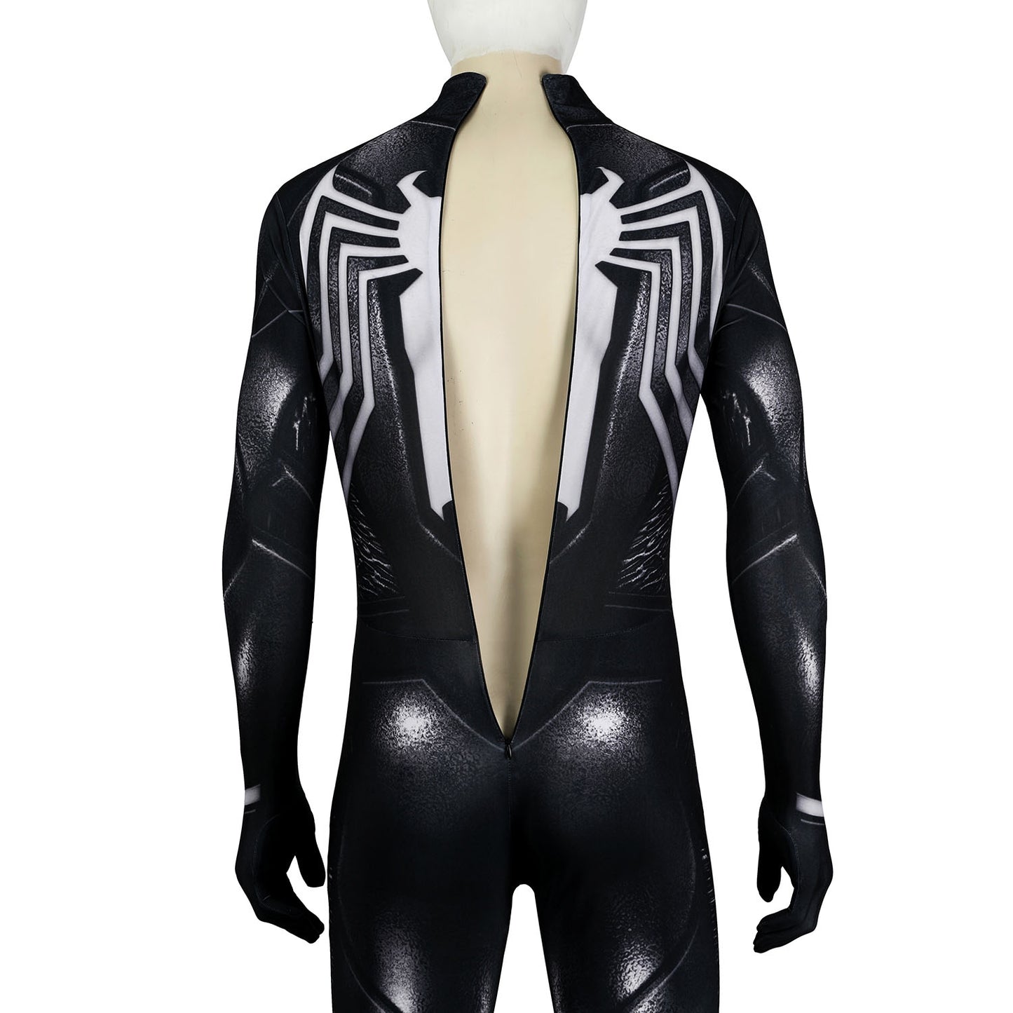 Marvel's Spider-Man 2 Venom Black Suit Male Jumpsuit Cosplay Costumes