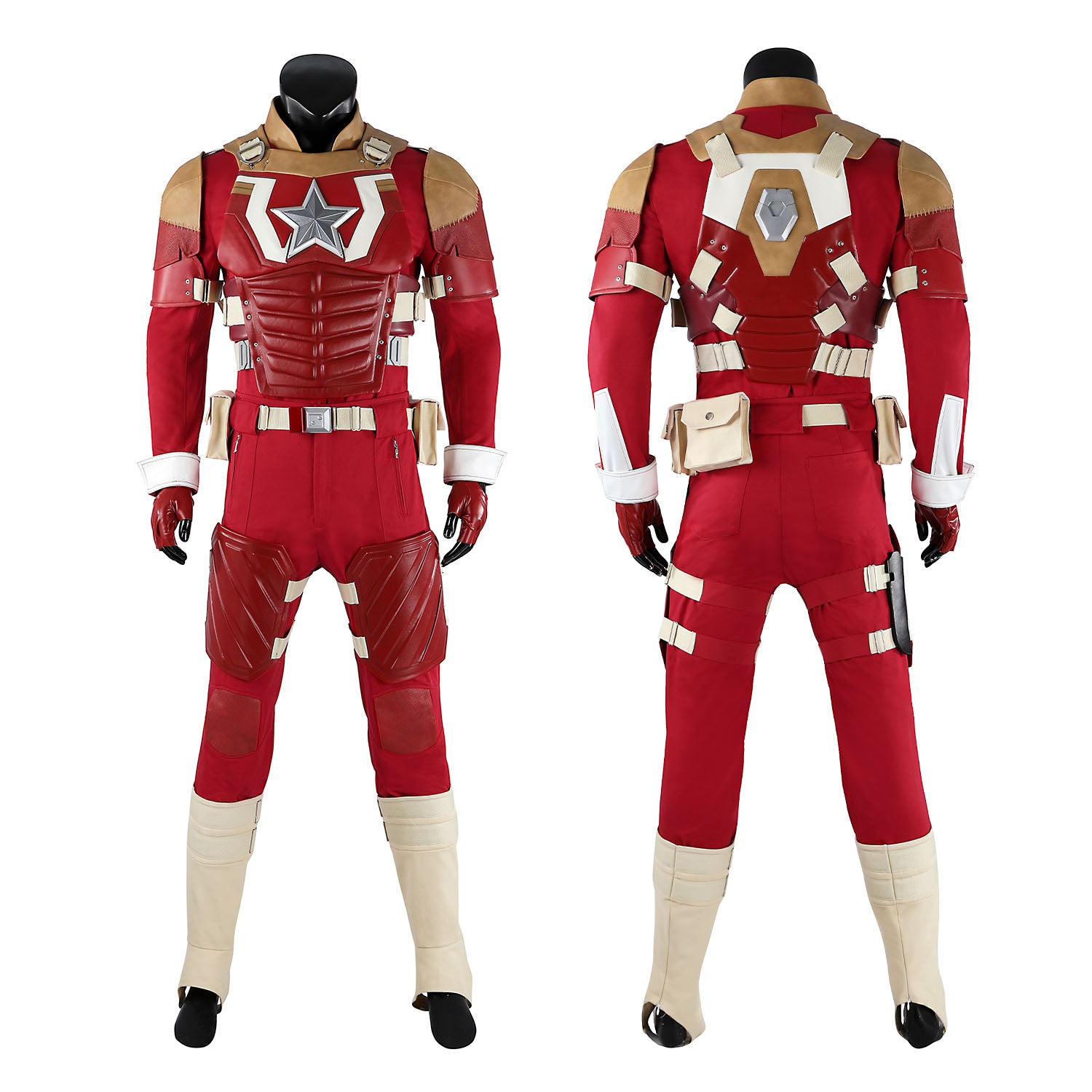 Thunderbolts Red Guardian Full Set Top Level Cosplay Costumes