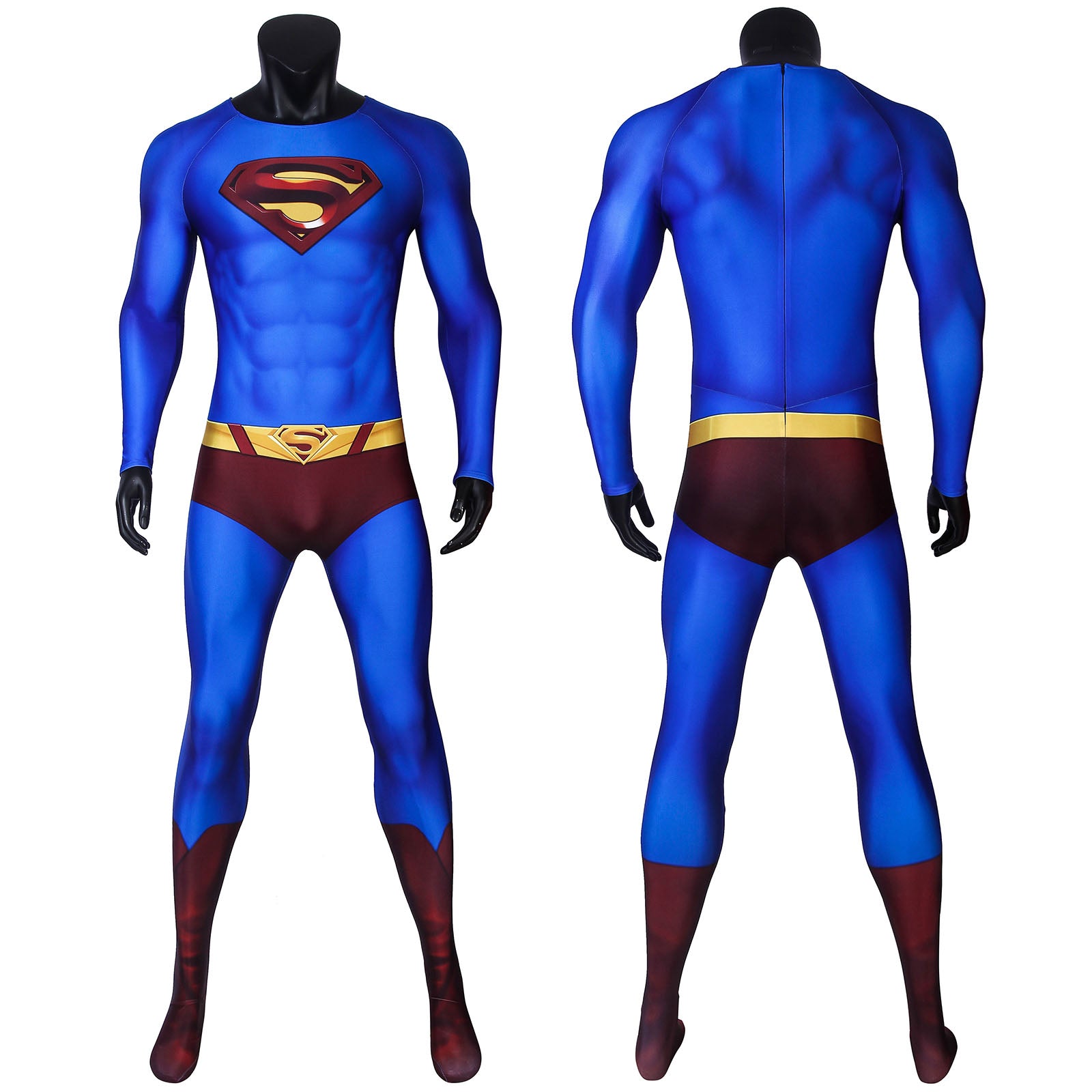 Superman Returns Superman Clark Kent Zentai Jumpsuit Bodysuit Cosplay Costumes
