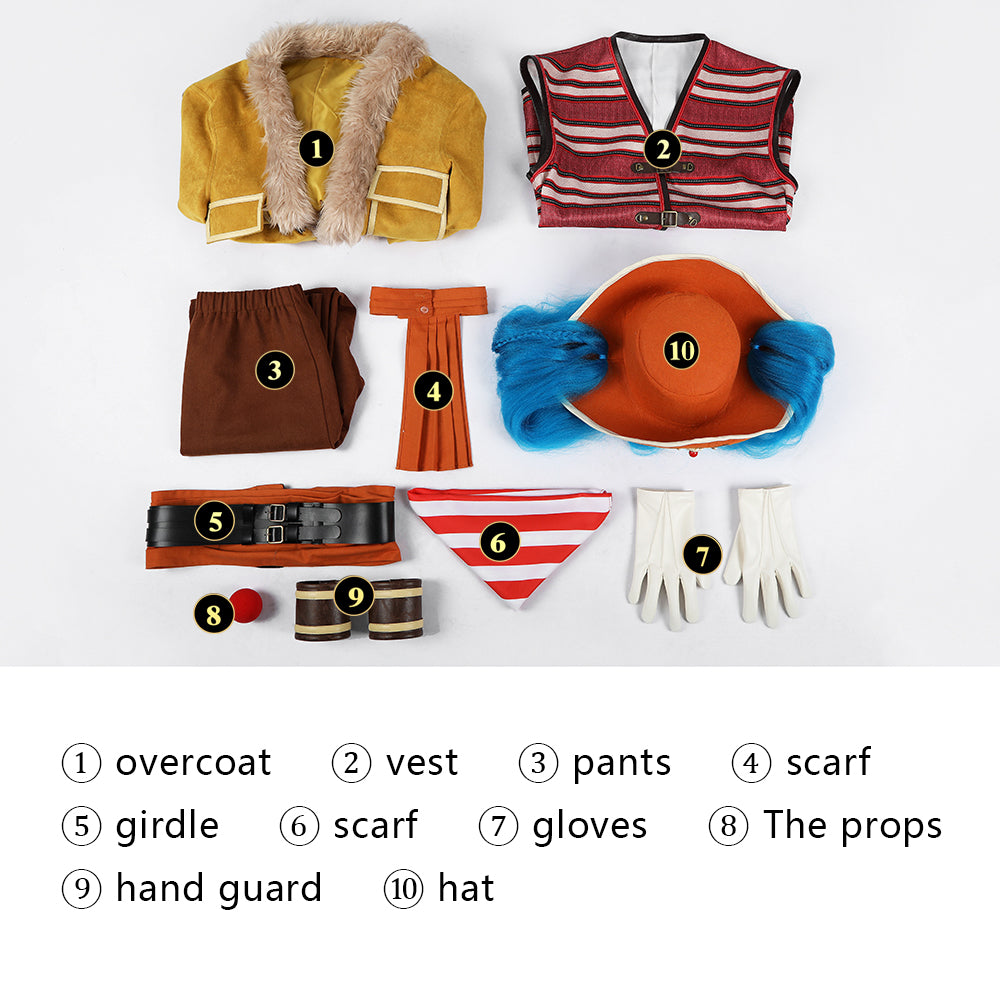Navigation Buggy One Piece Live-Action Movie Cosplay Costumes
