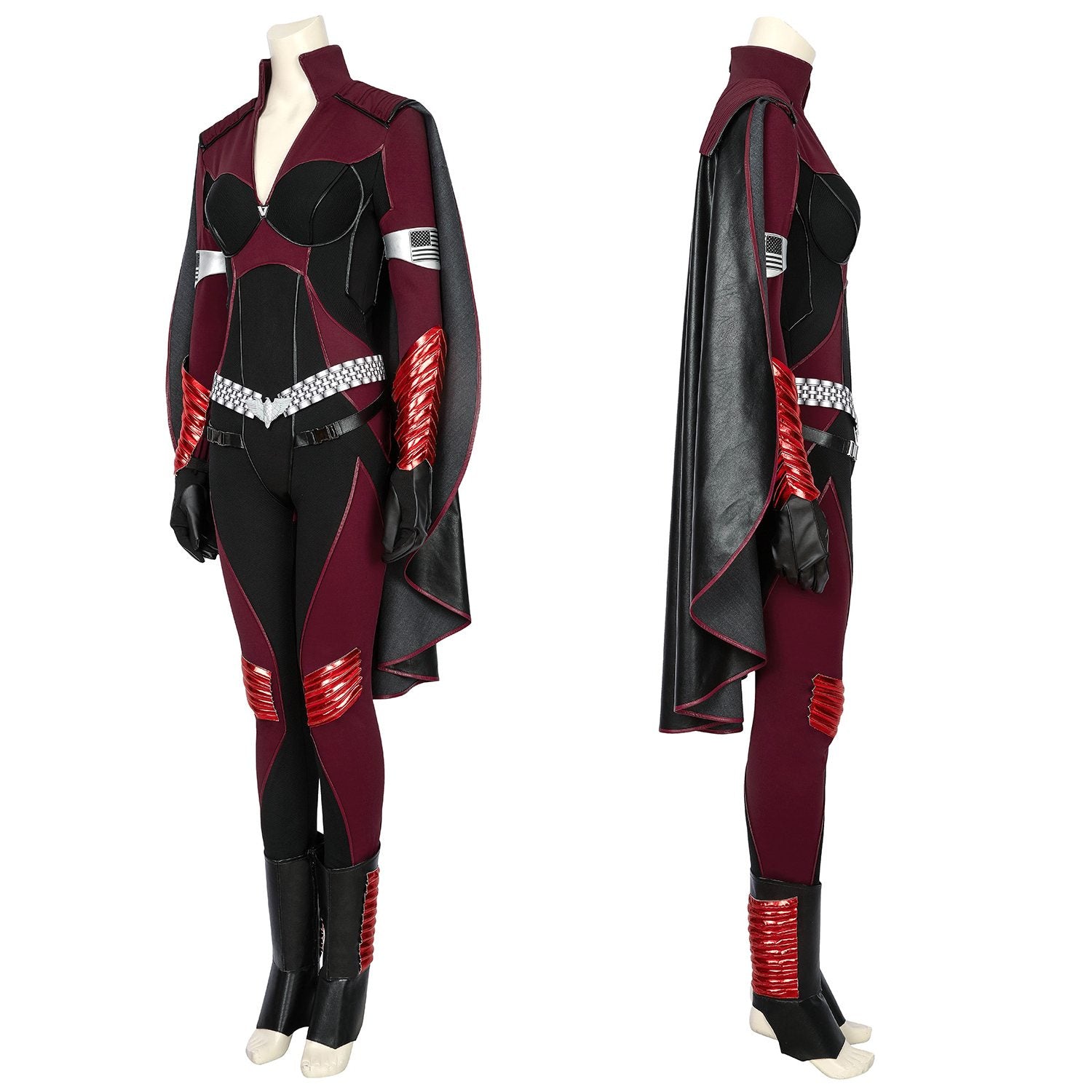 The Boys Season 2 Stormfront Jumpsuit with Cloak Fullset Cosplay Costumes