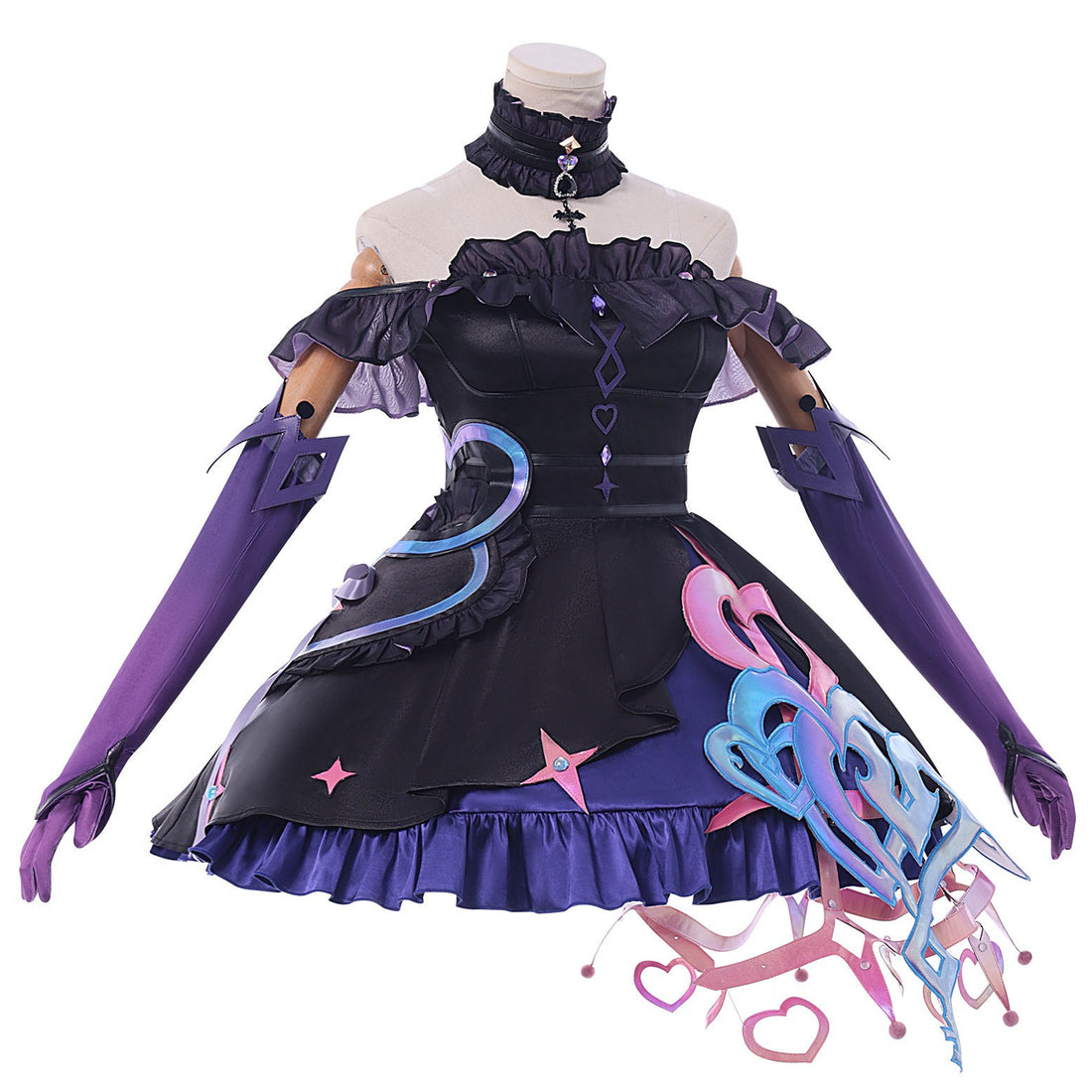 Game Honor of Kings Angela X Kuromi Heart Skin Cosplay Costumes