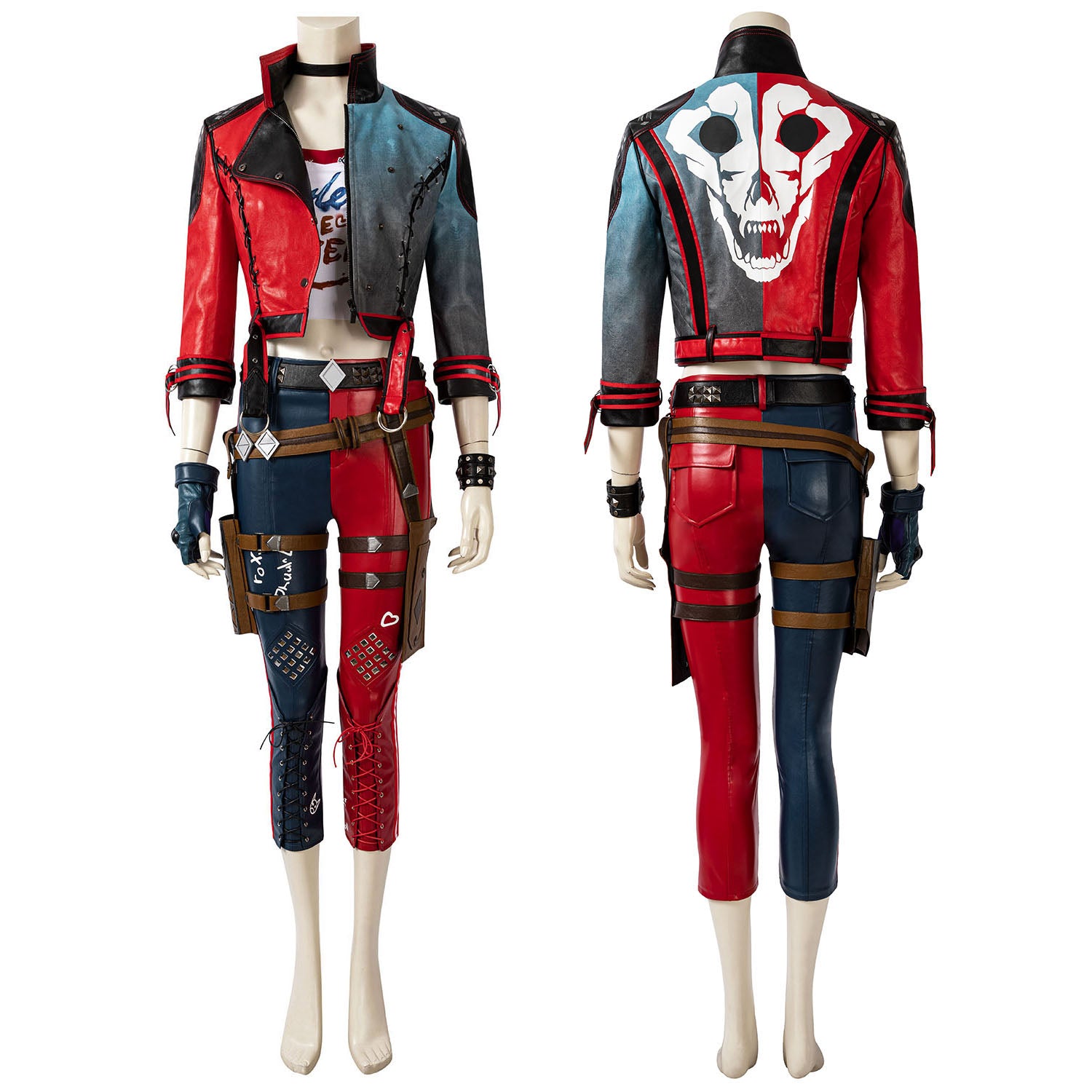 The Suicide Squad Kill the Justice League Harley Quinn Cosplay Costumes