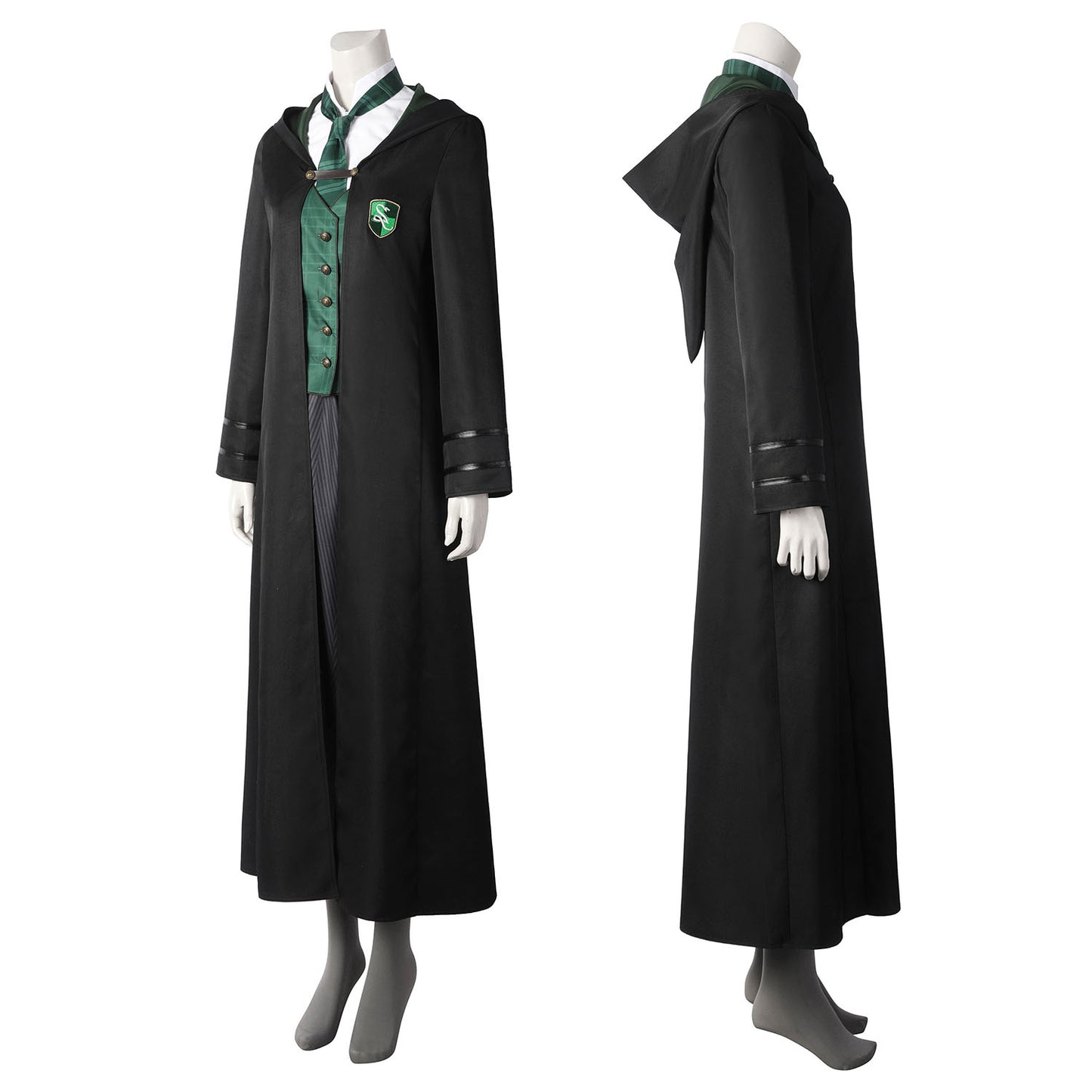 Hogwarts Legacy Slytherin Female Uniform Cosplay Costumes