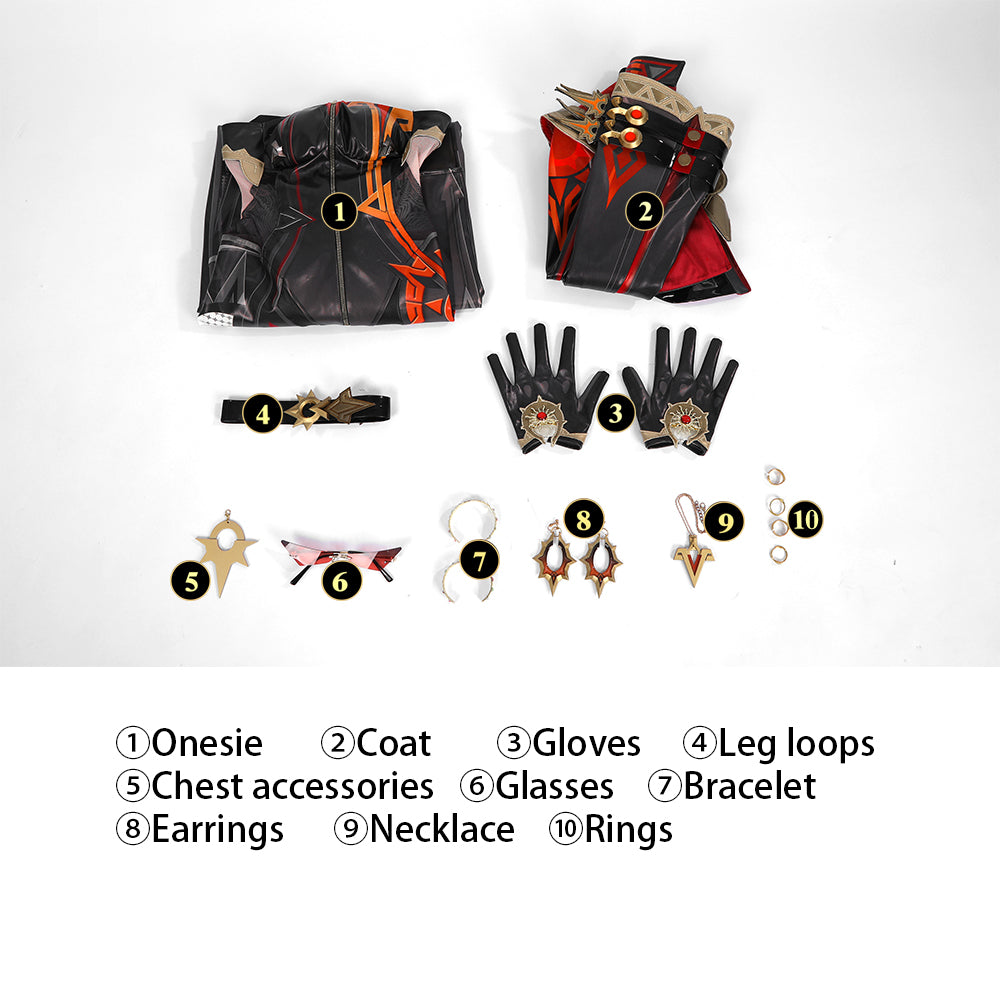 Game Genshin Impact Mavuika Top Level Cosplay Costumes