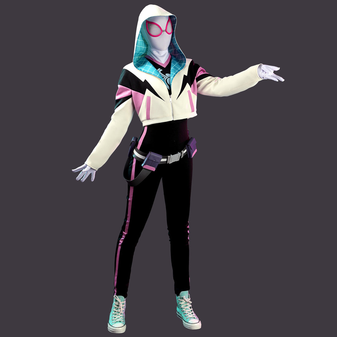 Your Friendly Neighborhood Spider-Man Gwen Jumpsuit Cosplay Costumes