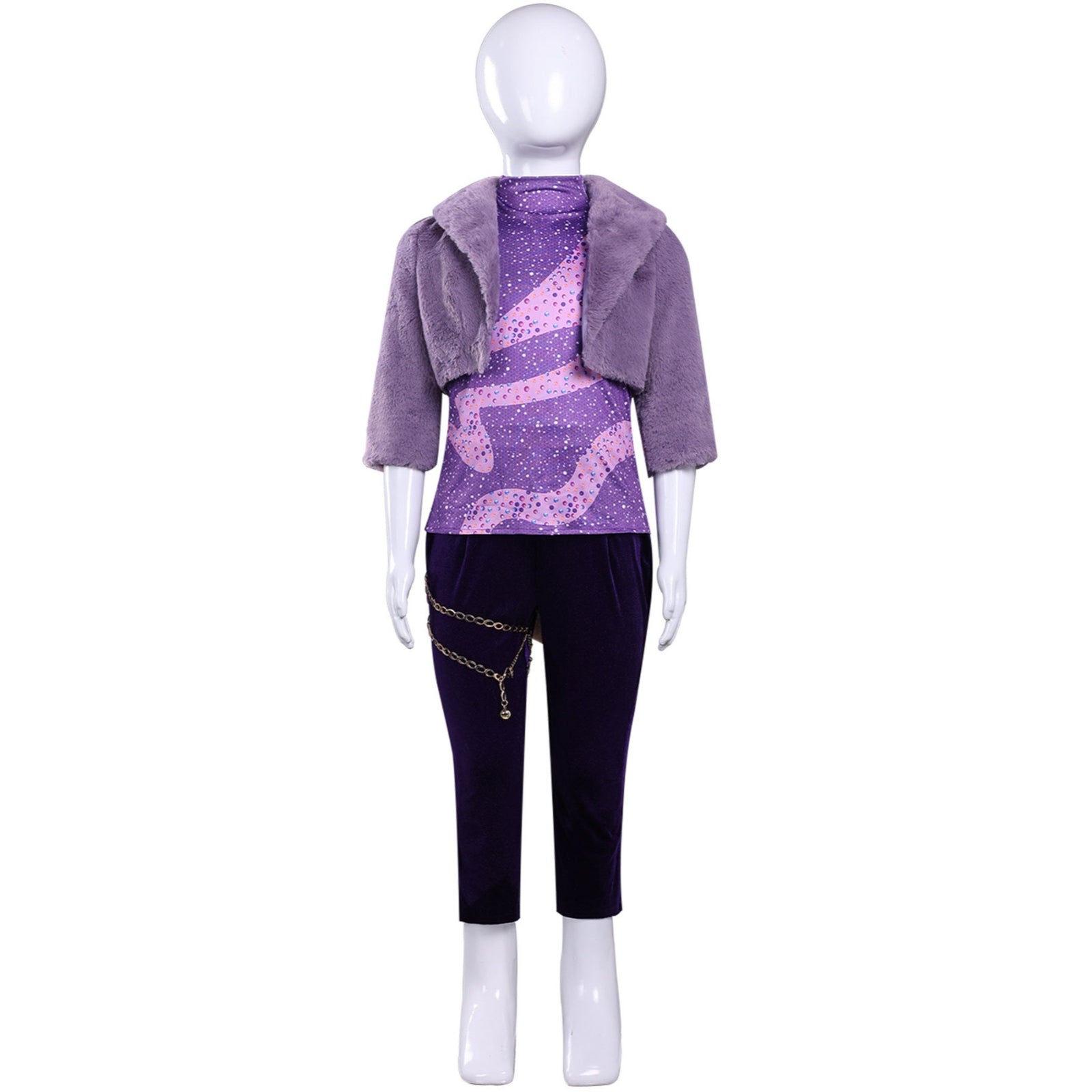 Zoo 2 Non-Mammalians Rise Gazelle Purple Wool Outfit Cosplay Costumes