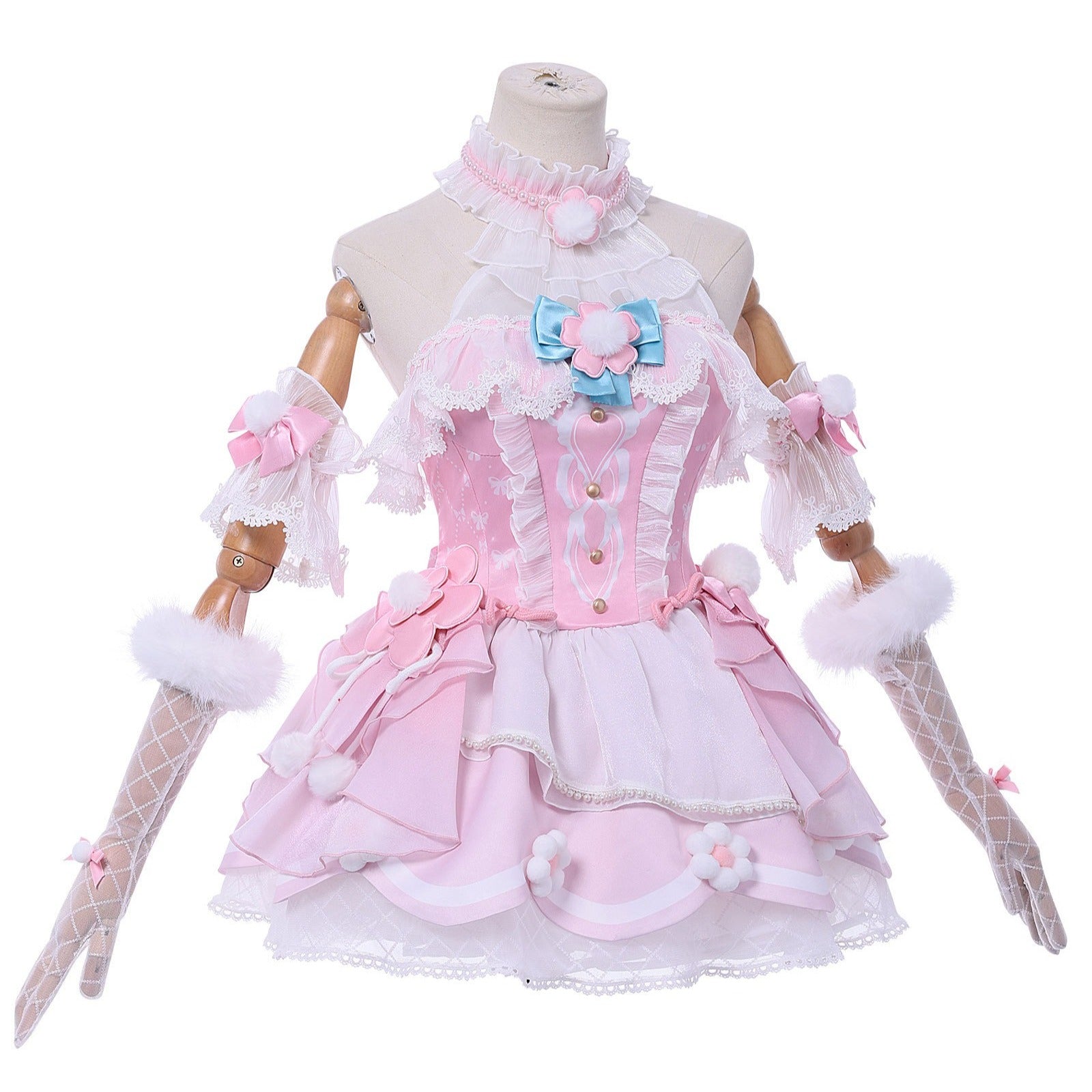 Naraka: Bladepoint Sheila My Melody Maid Outfit Cosplay Costumes