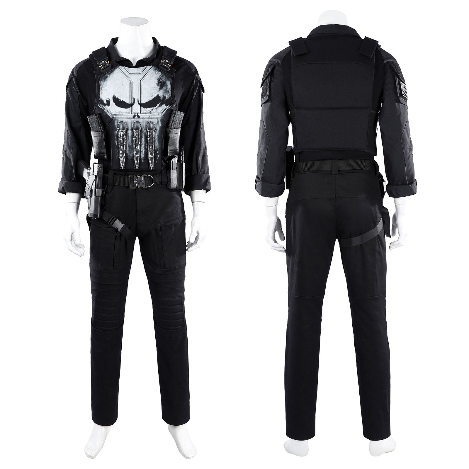 Spider-Man 4 Punisher Cosplay Costumes Brand New Day Halloween Theme Party Outfits