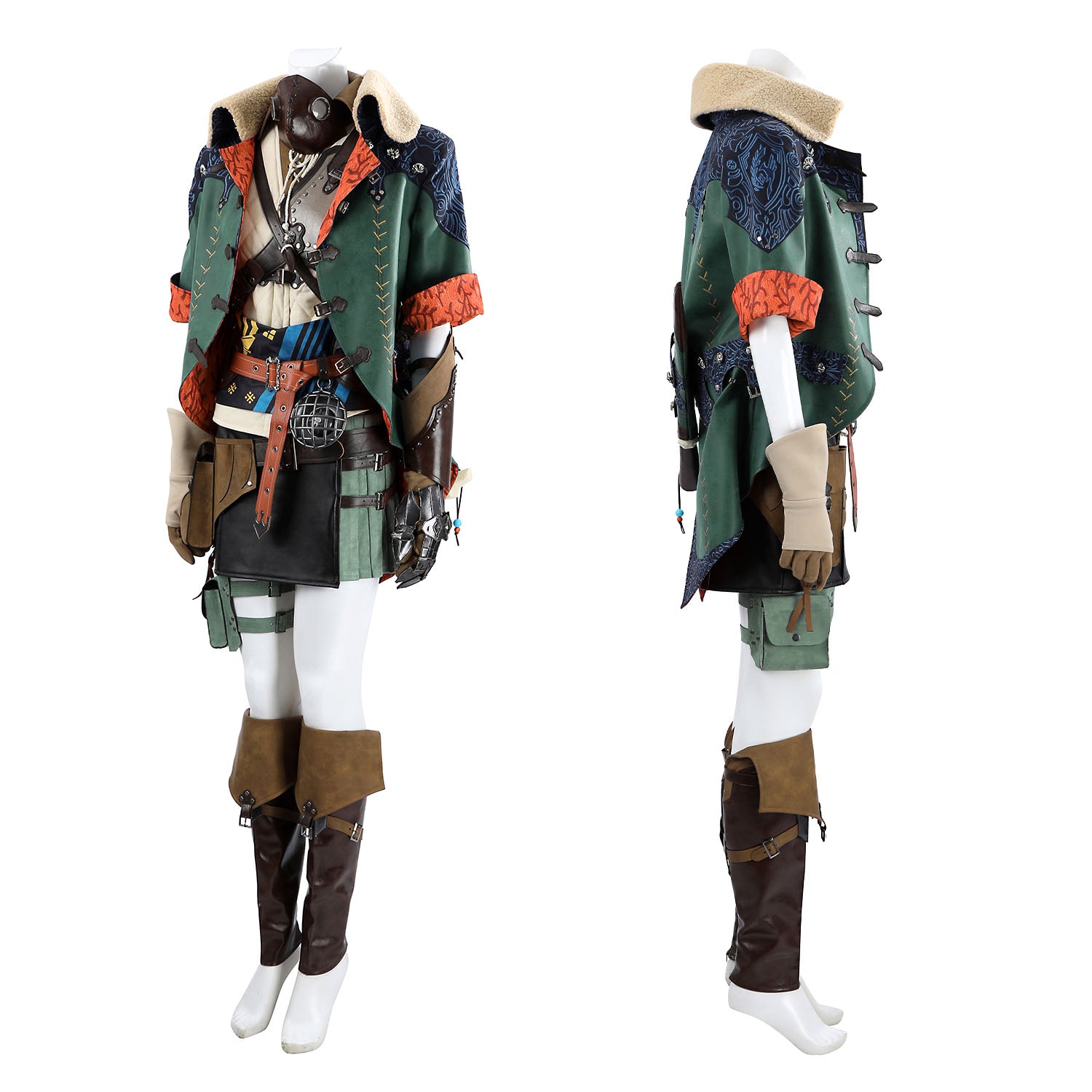 Monster Hunter Wilds Hope Armor Female Top Level Cosplay Costumes