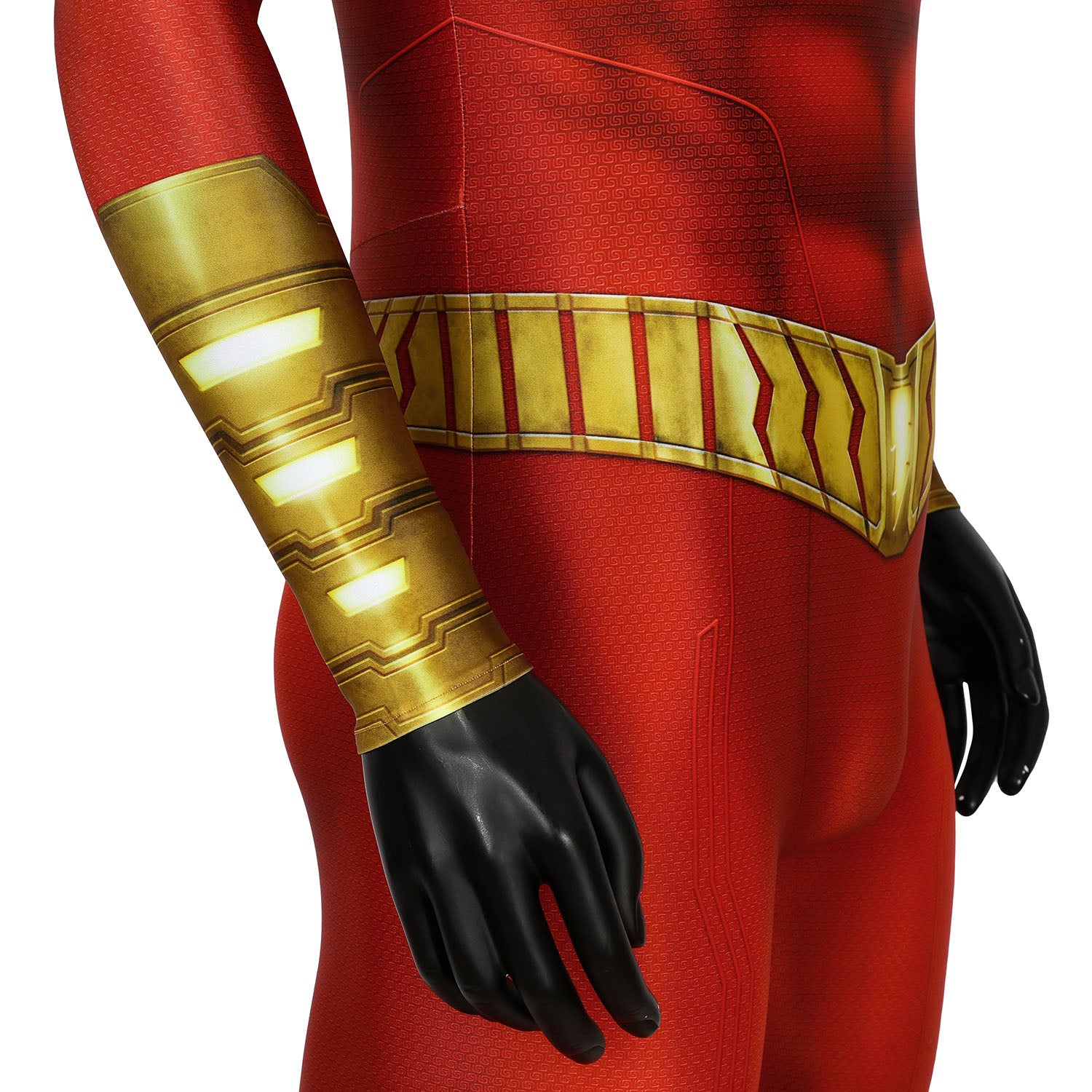 Shazam! Billy Batson Captain Marvel Male Jumpsuit Cosplay Costumes
