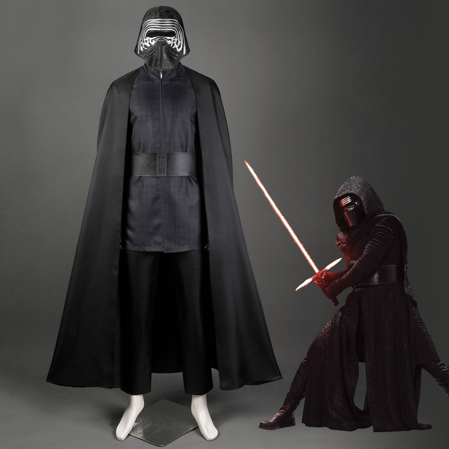 Star Wars 8 The Last Jedi Kylo Ren Full Set Cosplay Costumes