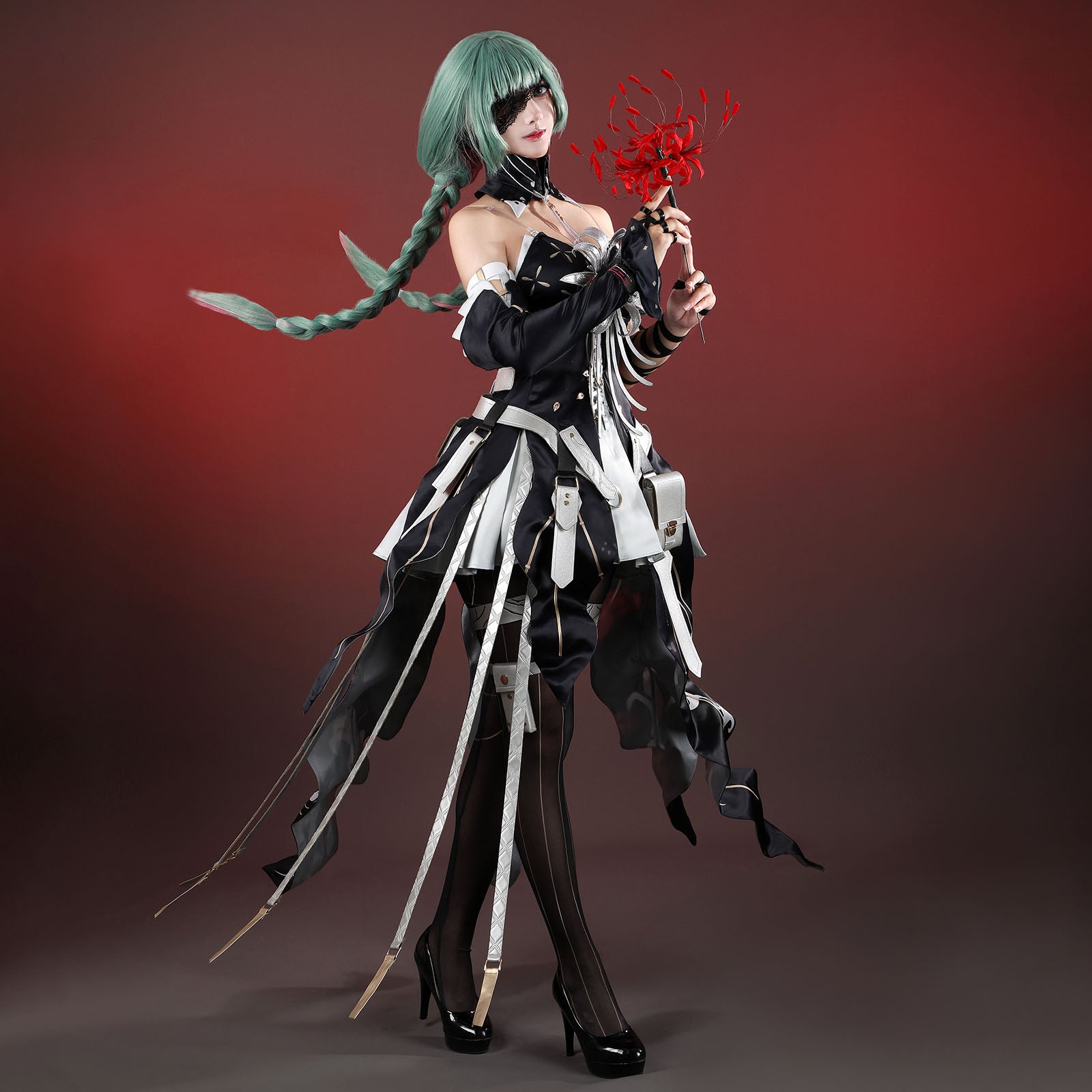 Wuthering Waves Havoc Phrolova Cosplay Costumes Women's Black Dress Themed Carnival Outfits