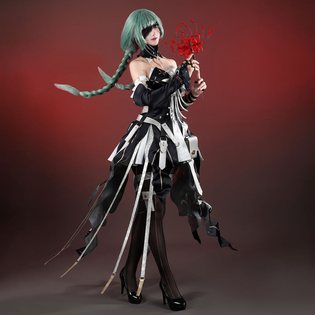 Wuthering Waves Havoc Phrolova Cosplay Costumes Women's Black Dress Themed Carnival Outfits