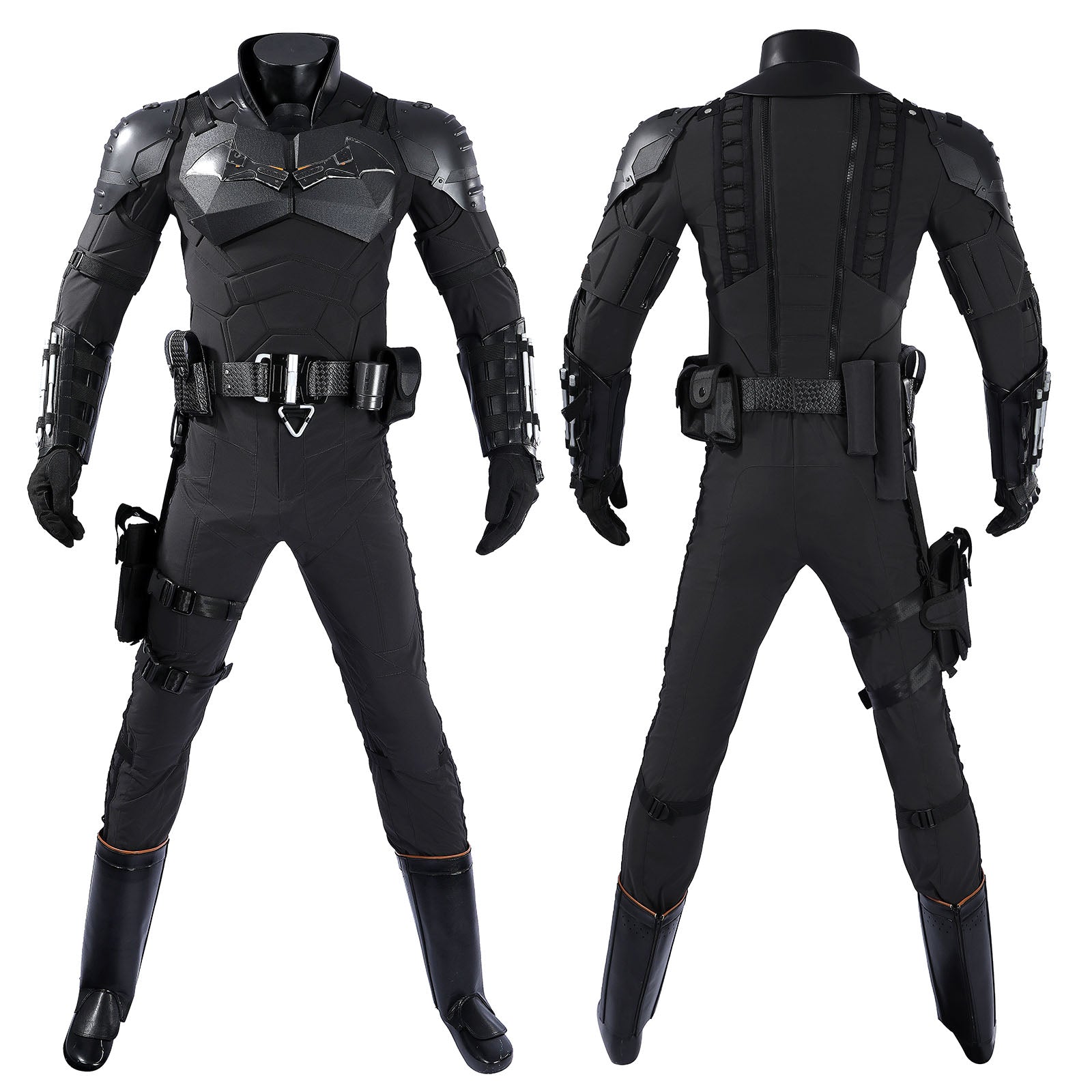 The Batman 2022 Bruce Wayne Cosplay Costumes Robert Pattinson Halloween Themed Party Outfits