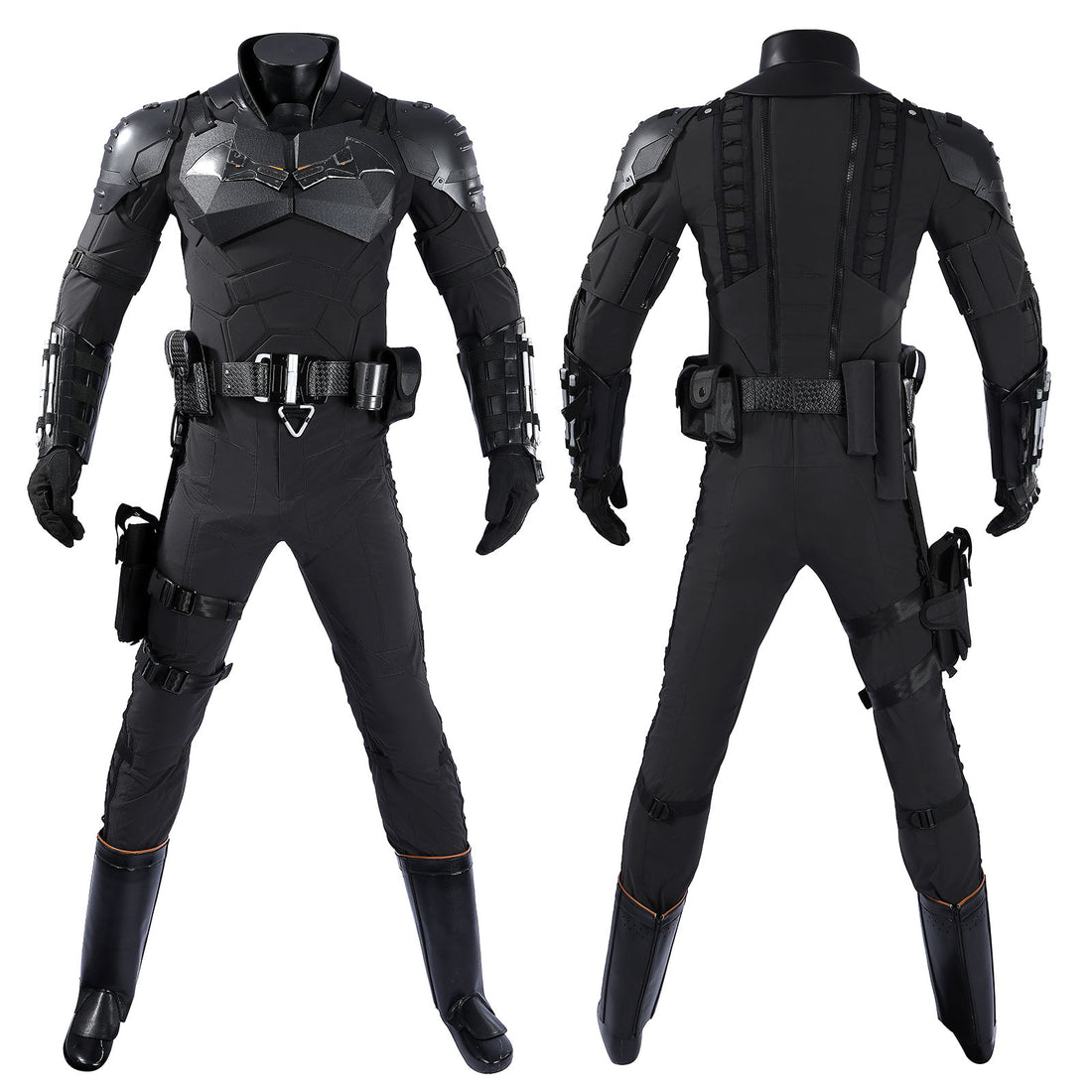 The Batman 2022 Bruce Wayne Cosplay Costumes Robert Pattinson Halloween Themed Party Outfits