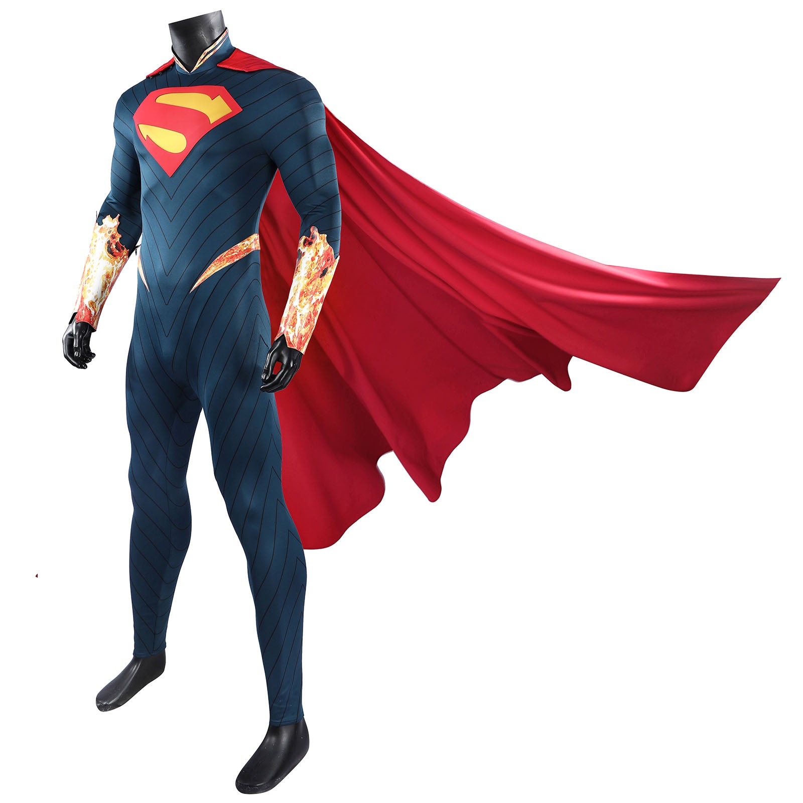 Absolute Superman Fire Battlesuit High Level Cosplay Costumes