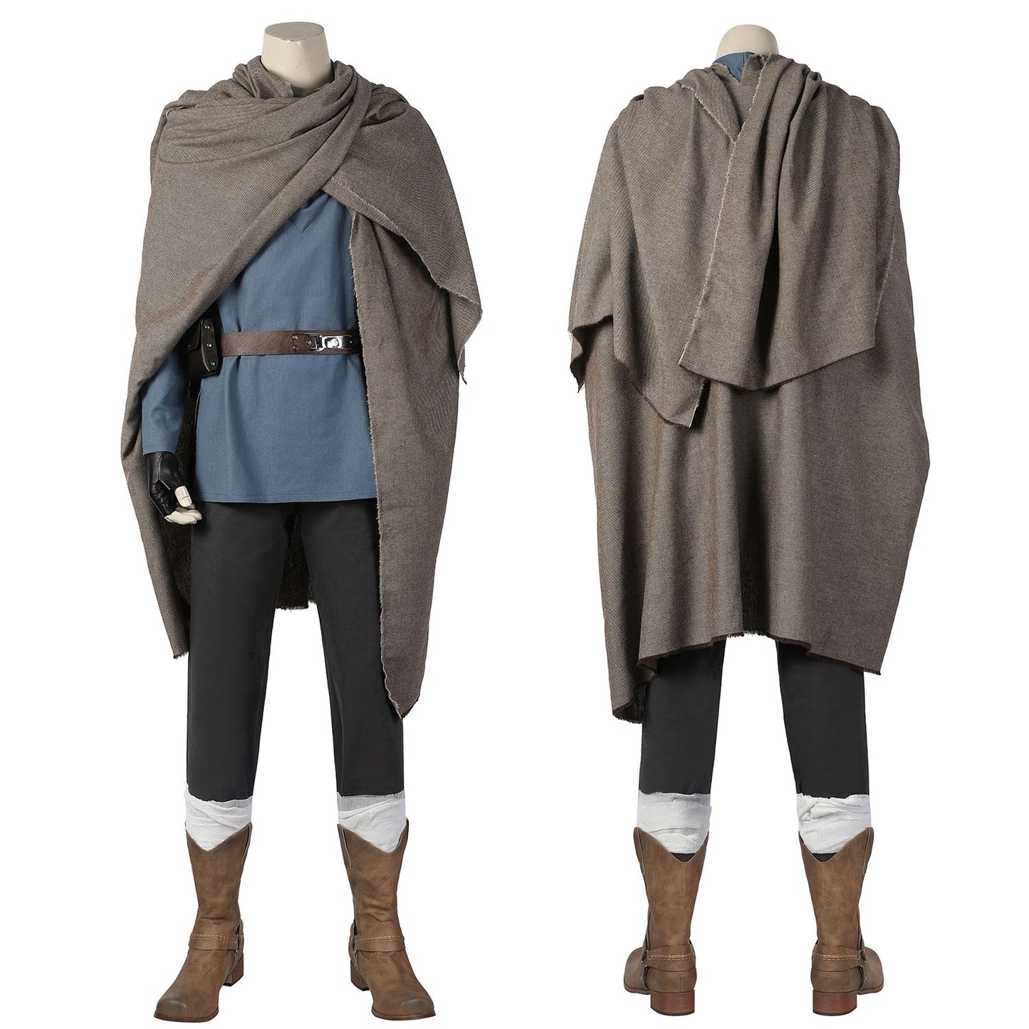 Star Wars Obi-Wan Kenobi Jedi Master Tatooine Blue Cosplay Costumes