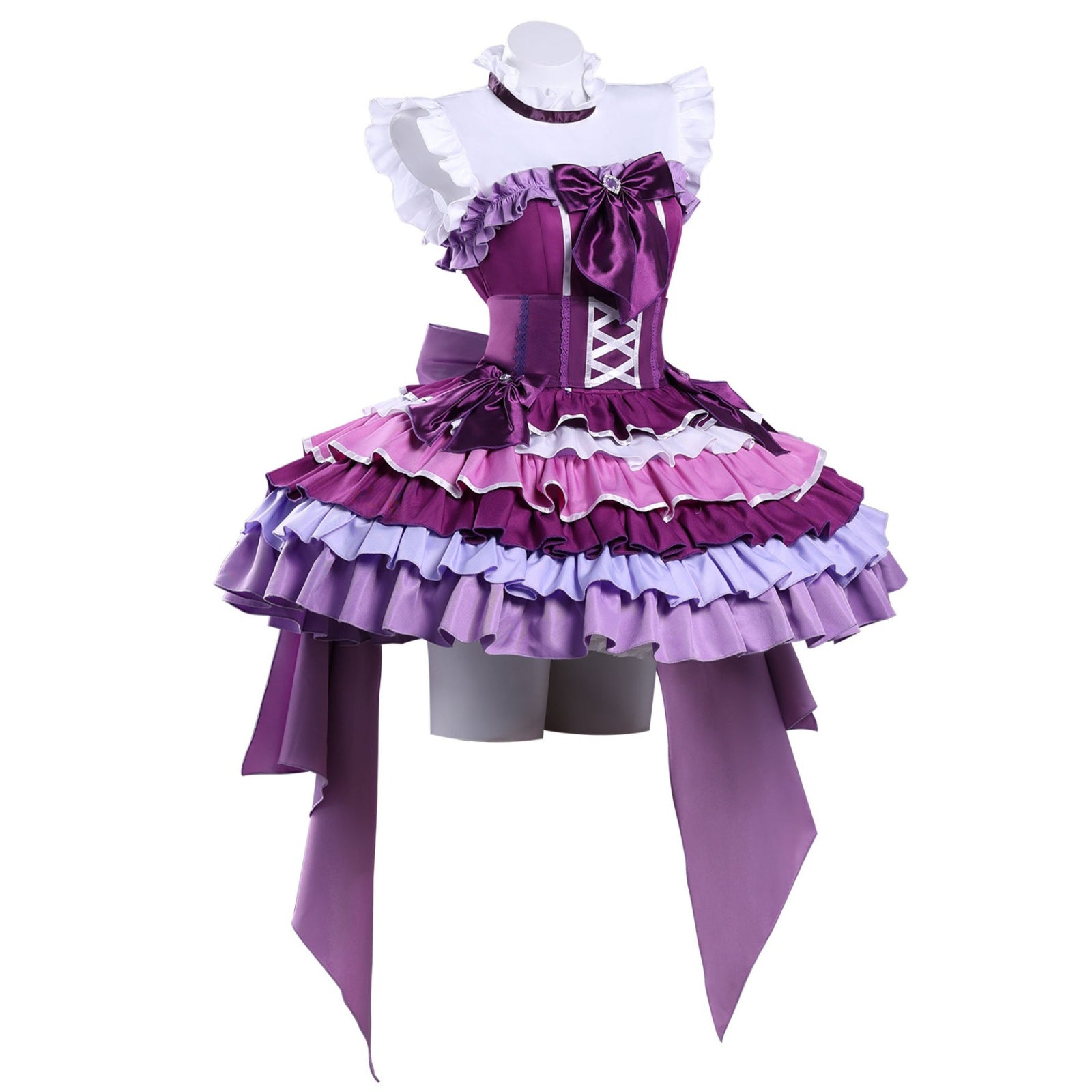 Puella Magi Madoka Magica Akemi Homura Stage Outfit Cosplay Costumes