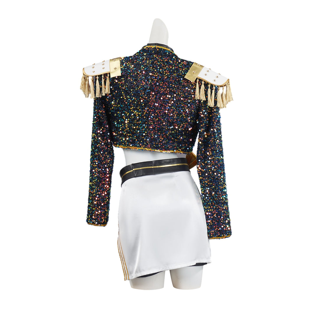KPop Demon Hunters Rumi Zoey Mira Glitter Black Adult Kids Cosplay Costumes