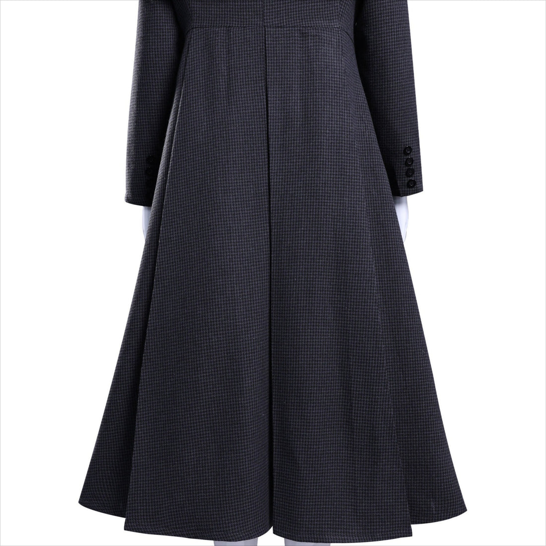 Wednesday 2 Addams Adult and Kids Black Wool Coat Cosplay Costumes