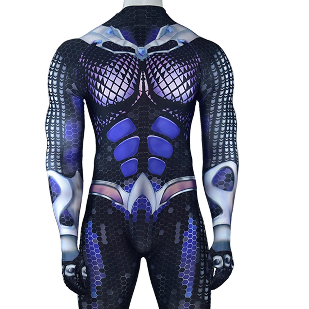 dc aquaman ocean master atlantis jumpsuit costume cosplay bodysuit