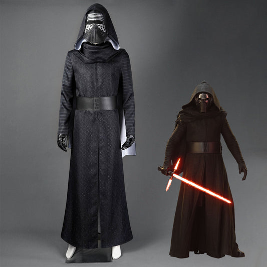 Star Wars 7 The Force Awakens Kylo Ren Full Set Cosplay Costumes
