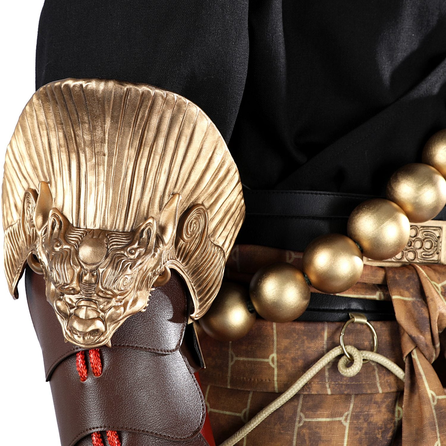 Black Myth: Wukong Ebongold Silk Robe Top Level Cosplay Costumes