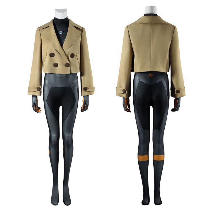 Pocket Game Z-A Emma Coat Jumpsuit Female Cosplay Costumes