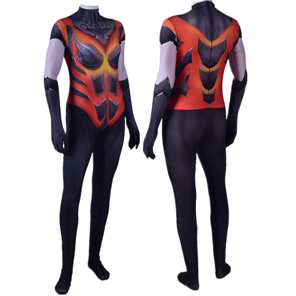 overwatch d va nano destroyer skin suit costume jumpsuit halloween bodysuit for kids adult