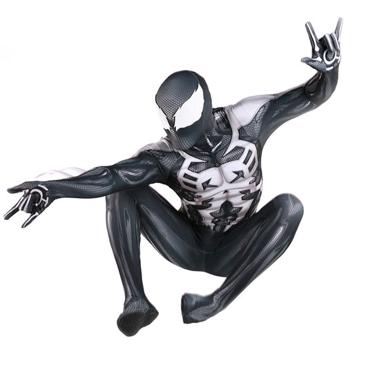 spider man 2099 miguel ohara cosplay costume jumpsuit halloween bodysuit for kids adult
