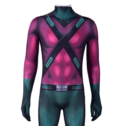 comics superman lex luthor cosplay costume jumpsuit halloween bodysuit for kids adult