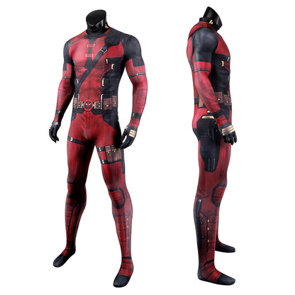 Deadpool 3 Wade Wilson Male Jumpsuit with Mask Cosplay Costumes