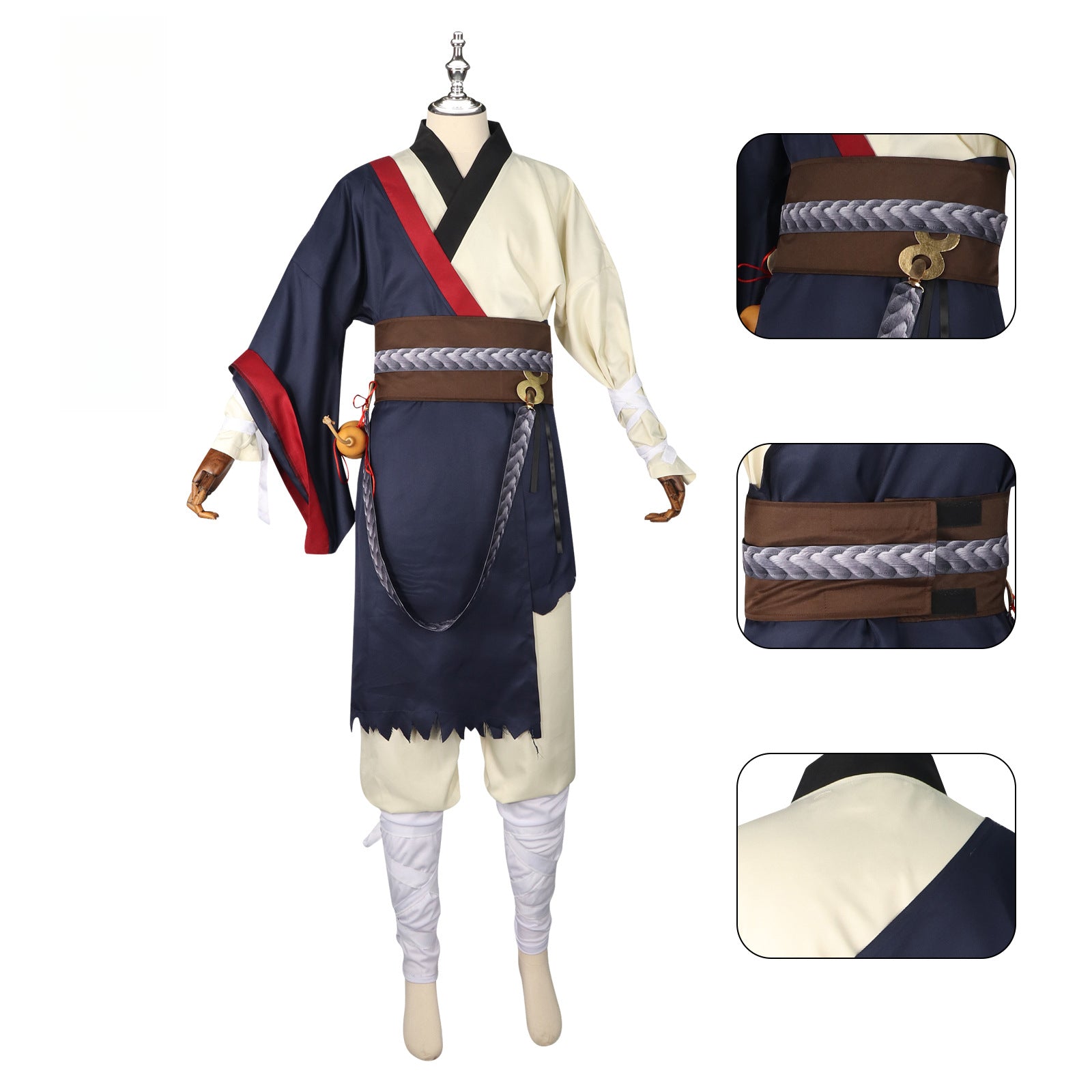 Black Myth Wukong Destiny Man Qitian Great Sage Full Set Cosplay Costumes