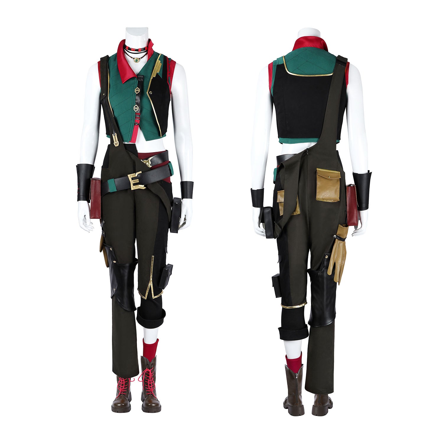 Game LOL Arcane 2 BAOBAO Universe Jinx Cosplay Costumes