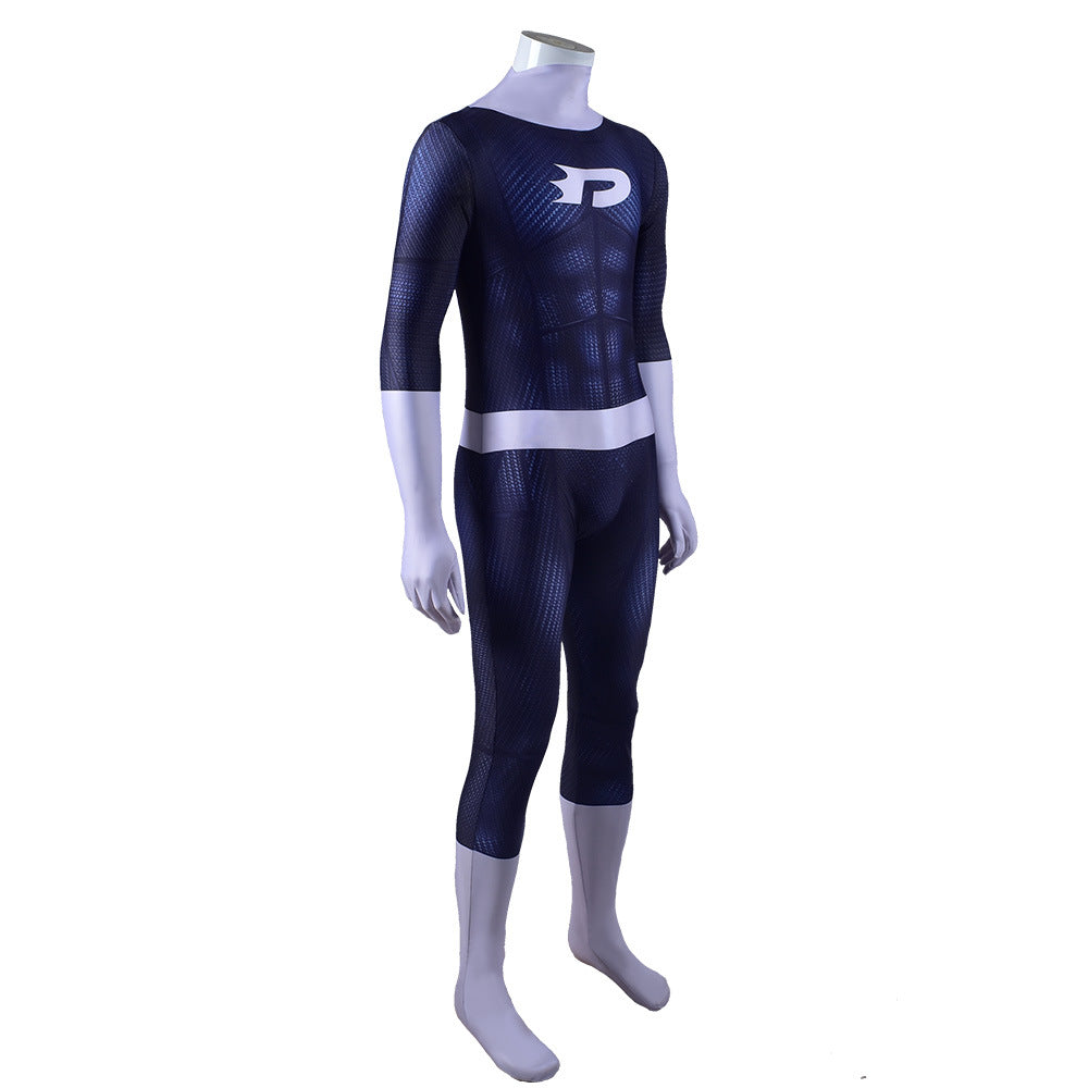 danny phantom blue jumpsuits cosplay costume kids adult halloween bodysuit